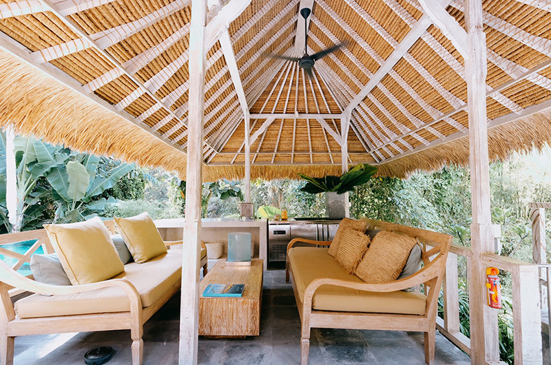 Sungai Jungle Villas Sungai Jungle One Lounge Area by Pool | Tabanan, Bali