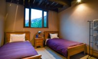 Powderhouse Twin Bedroom | Hakuba, Nagano