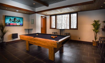 Powderhouse Billiard Table with TV | Hakuba, Nagano