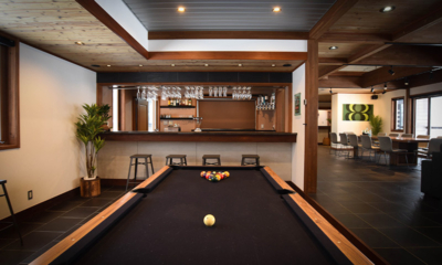 Powderhouse Billiard Table and Bar Counter | Hakuba, Nagano