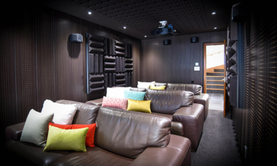 Powderhouse Media Room with Lights | Hakuba, Nagano