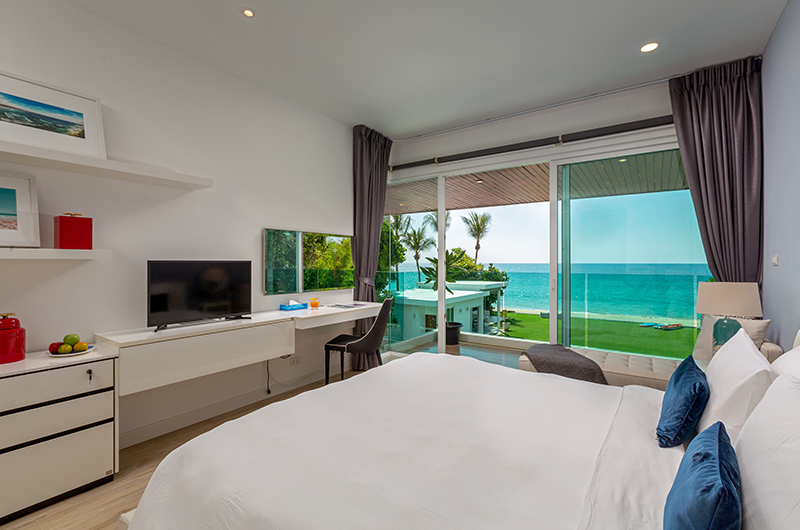 Villa Summer Estate Guest Bedroom Two with TV | Natai, Phang Nga