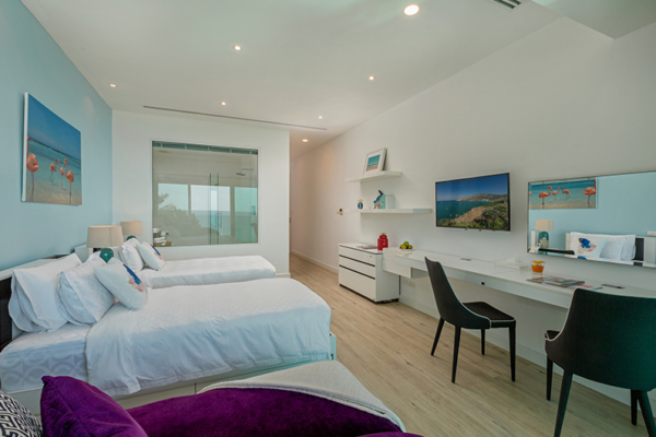Villa Summer Estate Guest Bedroom Three with TV | Natai, Phang Nga