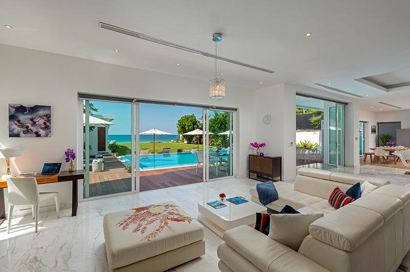 Villa Summer Estate Living Area with View | Natai, Phang Nga
