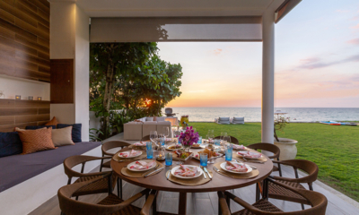 Villa Summer Estate Open Plan Dining Area with Sea View | Natai, Phang Nga