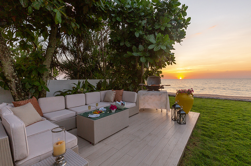 Phuket Villasummerestate 66Villa Summer Estate Open Plan Seating Area with Sunset View | Natai, Phang Nga