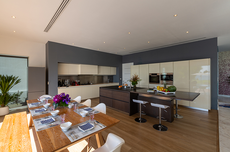 Villa Summer Estate Indoor Kitchen and Dining Area | Natai, Phang Nga