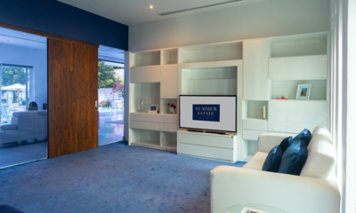 Villa Summer Estate Lounge Area with TV | Natai, Phang Nga