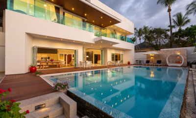 Villa Summer Estate Swimming Pool at Night | Natai, Phang Nga