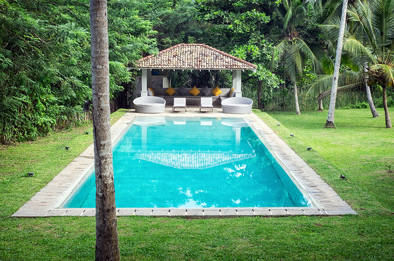 Siri Wedamadura Pool Side Seating Area | Mirissa, Sri Lanka