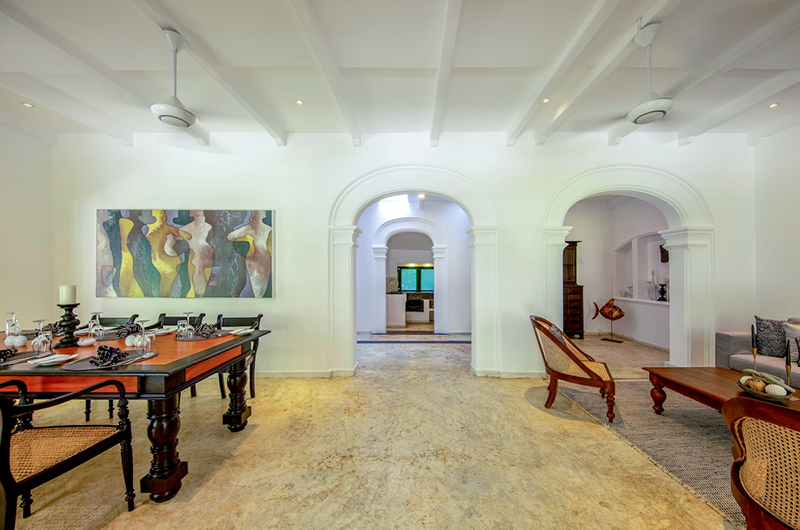 The Well House Indoor Living and Dining Area | Galle, Sri Lanka