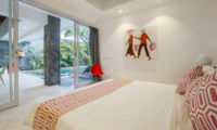 Chakra Villas Villa Anahata Bedroom with Pool View | Seminyak, Bali