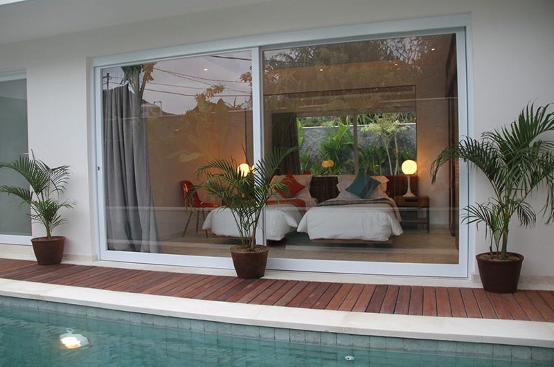 Chakra Villas Villa Kalila Twin Bedroom with Pool View | Seminyak, Bali