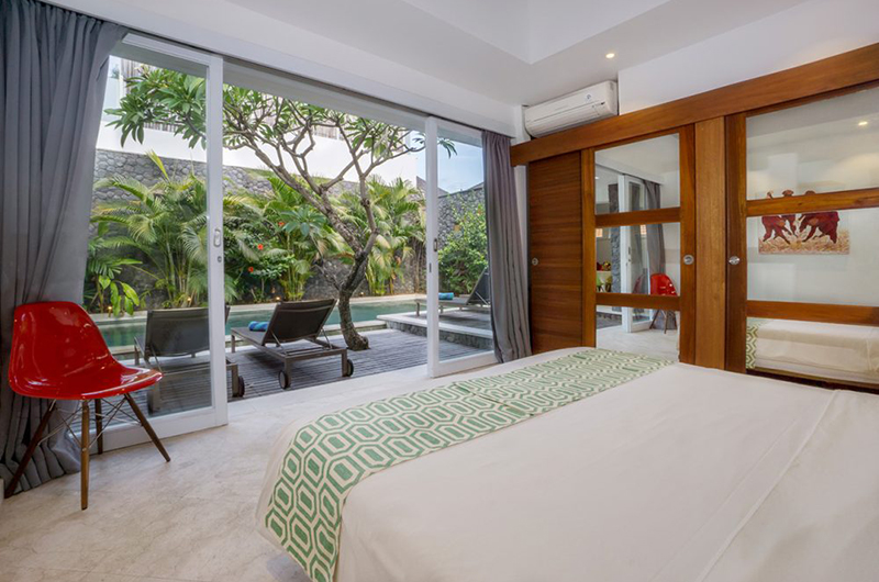 Villa Anahata Bedroom with Pool View | Seminyak, Bali