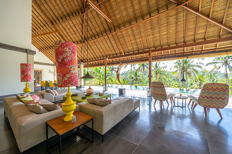 Villa Nature Open Plan Living Room | Ubud, Bali