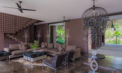Villa Saanti Living Area | Natai, Phang Nga