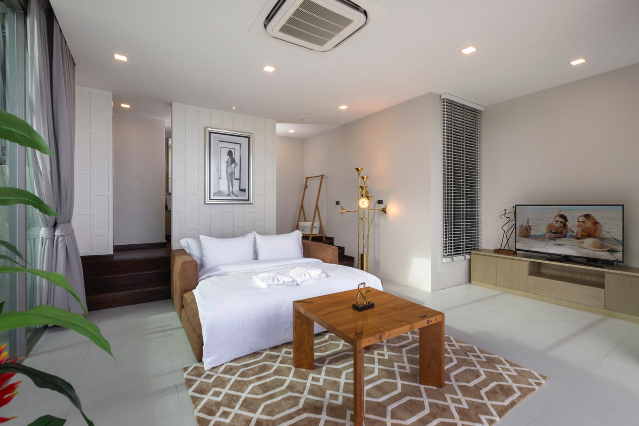 Villa Thousand Hills Bedroom with TV | Phuket, Thailand Villa Thousand Hills Bedroom with TV | Phuket, Thailand