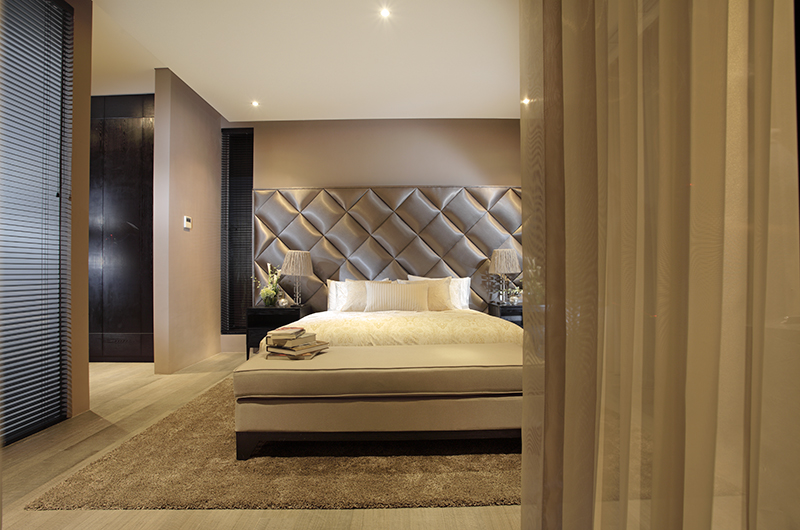 Villa Balimu Bedroom Side with Lamps | Seminyak, Bali