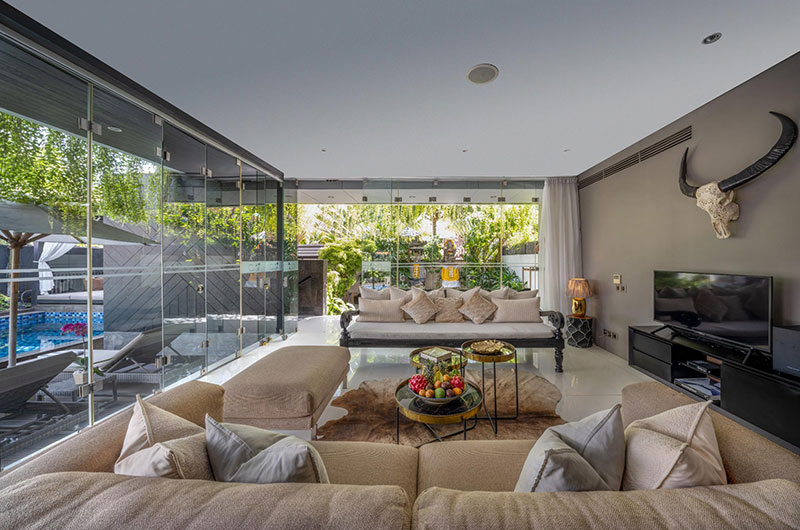 Villa Balimu Living Room with TV | Seminyak, Bali