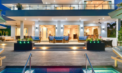 Villa Kalibali Exterior View at Night | Uluwatu, Bali