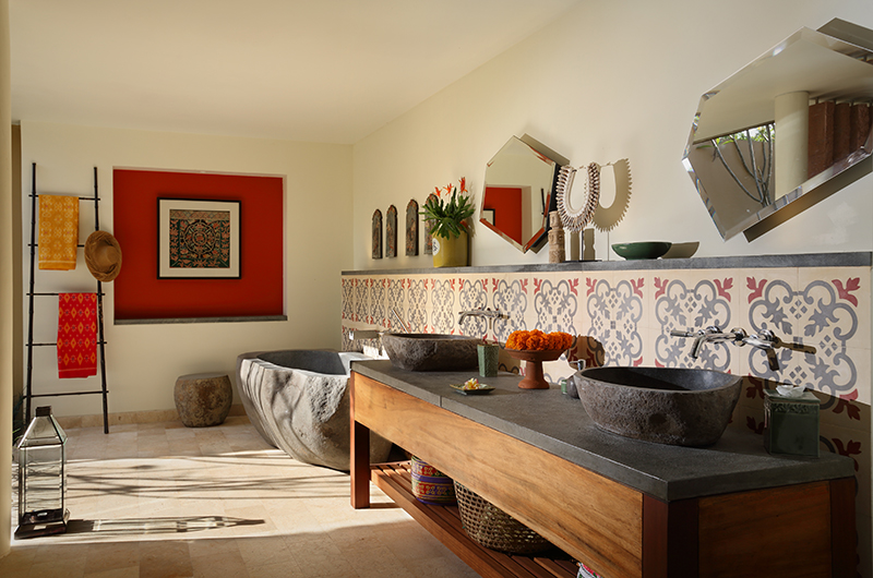 Villa Palem Bathroom with Bathtub | Tabanan, Bali