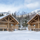 Villa Rusutsu Exterior with Snow and Mountain | Rusutsu, Japan