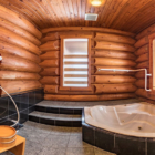 Villa Rusutsu Deluxe Villa Bathroom with Jacuzzi | Rusutsu, Japan
