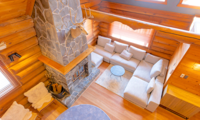Villa Rusutsu Deluxe Villa Living Area Top View | Rusutsu, Japan