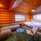 Villa Rusutsu Family Loft Villa Bedroom with Seating Area | Rusutsu, Japan