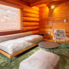 Villa Rusutsu Loft Villa Deluxe Seating Area | Rusutsu, Japan