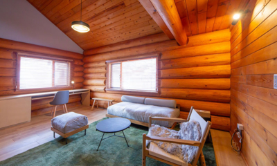 Villa Rusutsu Loft Villa Deluxe Seating Area with Work Desk | Rusutsu, Japan