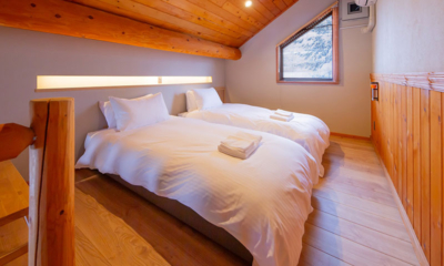 Villa Rusutsu Loft Villa Deluxe Bedroom with Twin Beds | Rusutsu, Japan