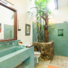 Sisindu Tea Estate Bathroom with Tree | Galle, Sri Lanka