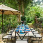 Sisindu Tea Estate Dining Table in Garden | Galle, Sri Lanka