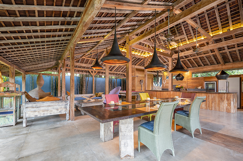 Blue Karma Villas Umalas Villa Kayu Indoor Dining Area | Umalas, Bali