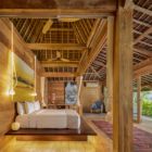 Blue Karma Villas Umalas Villa Kayu Master Bedroom with Wooden Floor | Umalas, Bali