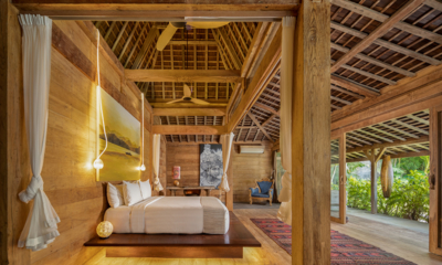 Blue Karma Villas Umalas Villa Kayu Master Bedroom with Wooden Floor | Umalas, Bali