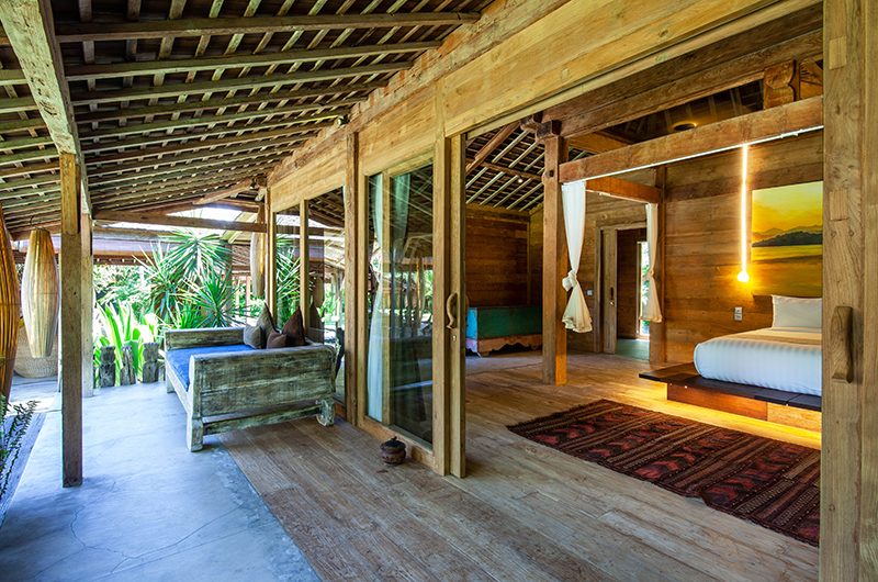Blue Karma Villas Umalas Villa Kayu Master Bedroom with Garden View | Umalas, Bali