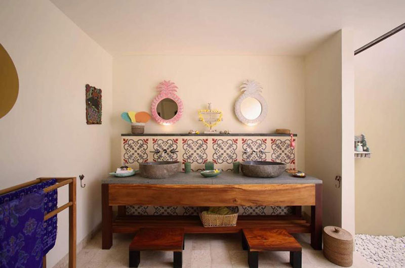 Villa Palem His and Hers Bathroom | Tabanan, Bali