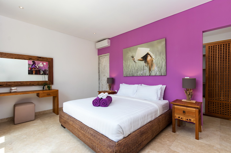 Villa Paraiba Bedroom Two with Lamps | Seminyak, Bali