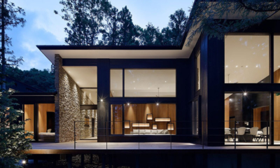 Villa El Cielo Outdoor View at Night | Hakuba, Nagano