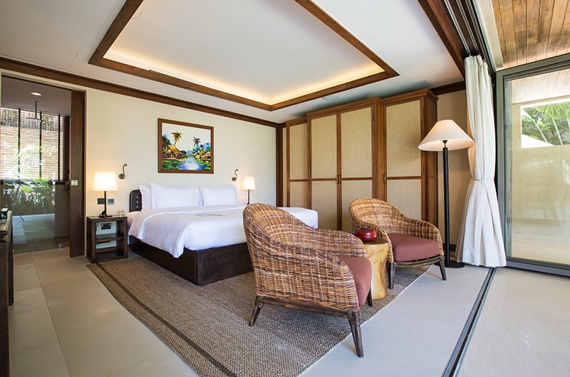 Atulya Residence Bedroom with Lamps | Bophut, Koh Samui