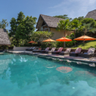 Atulya Residence Pool Side Loungers at Day Time | Bophut, Koh Samui