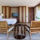 Avasara Residence Bedroom with Seating Area and TV | Bophut, Koh Samui