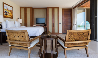 Avasara Residence Bedroom with Seating Area and TV | Bophut, Koh Samui