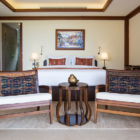Kalya Residence Bedroom with Seating Area and TV | Bophut, Koh Samui