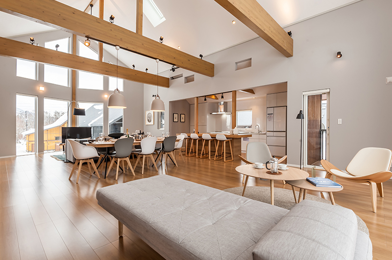 Ginkyo Living Area | Hirafu, Niseko