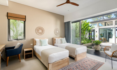 Twin Villas Natai Villa North Bedroom Four with Twin Beds and View | Natai, Phang Nga