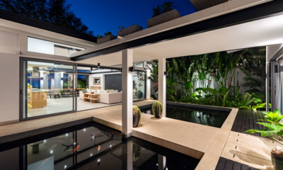 Twin Villas Natai Villa South Outdoor View at Night | Natai, Phang Nga