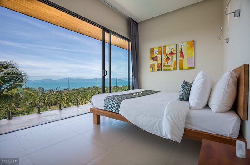 Villa Lily Bedroom One with Balcony | Bang Por, Koh Samui